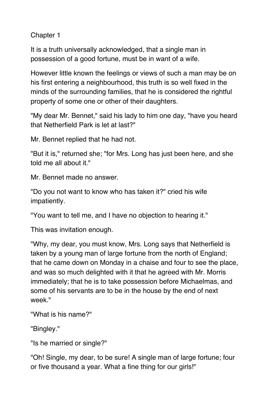 Fiction — novel interior — before: a plain, unformatted Word manuscript